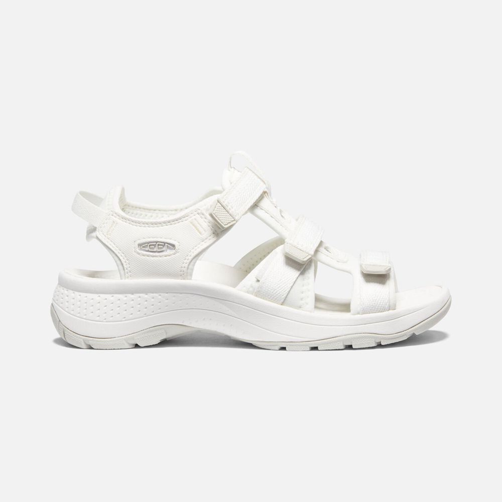 Keen Astoria West Open-Tå Sandaler Dame Hvide | GOITB-4950