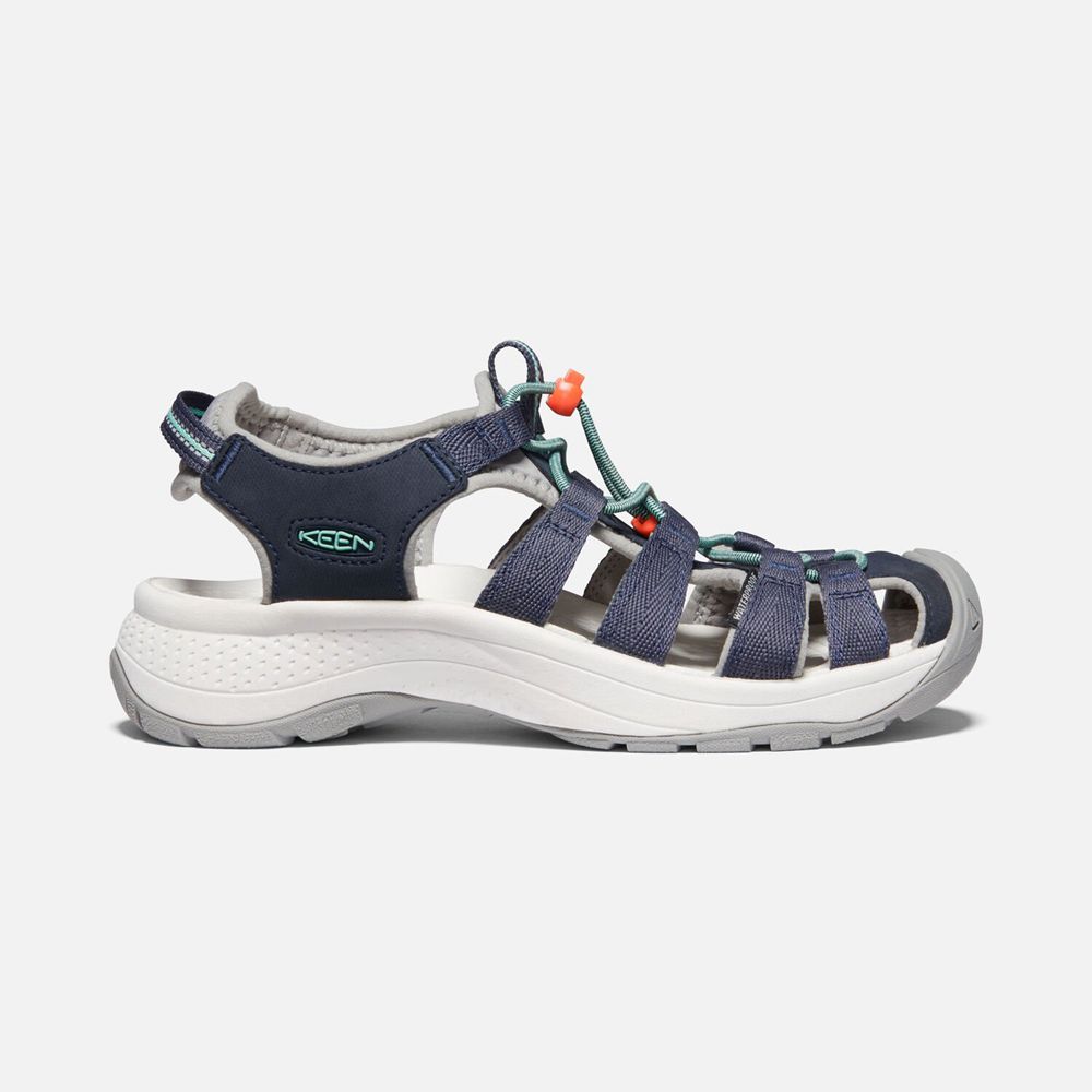 Keen Astoria West Sandaler Dame Mørkeblå | MXKHP-9024