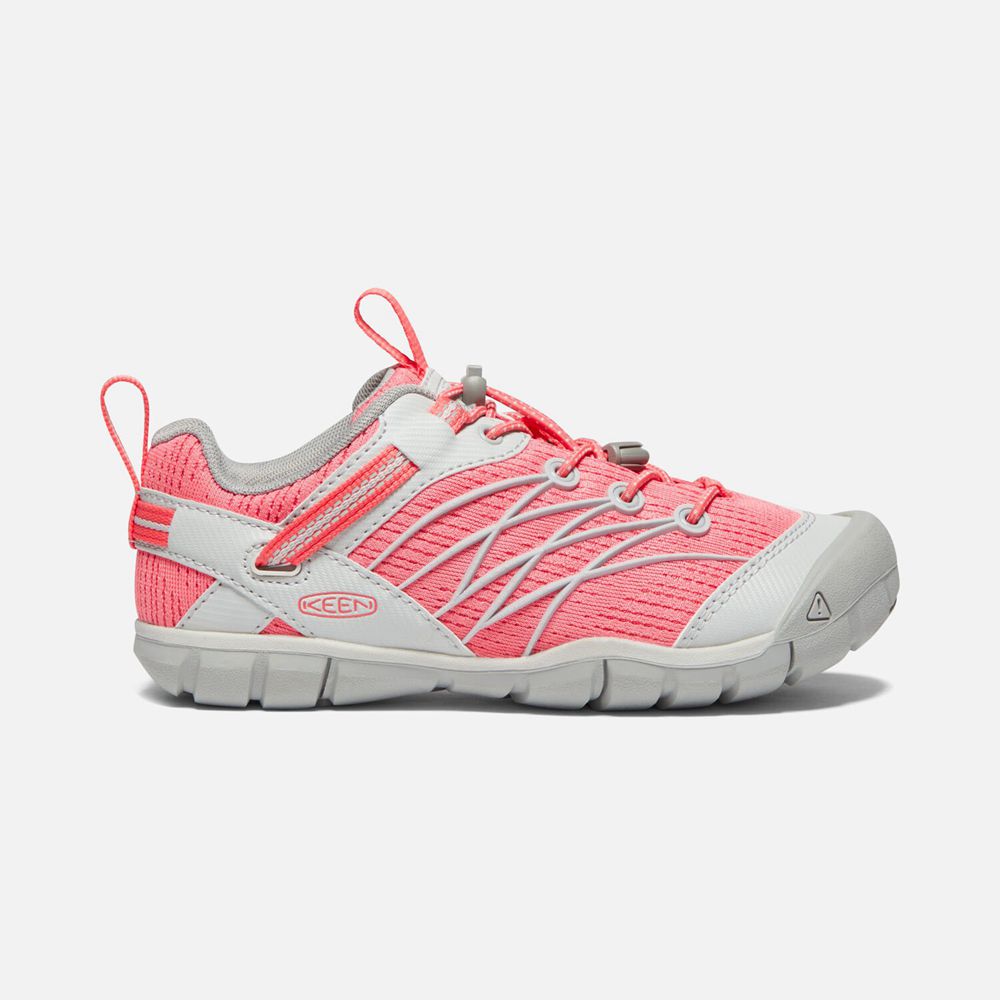 Keen Big Chandler Cnx Sko Børn Lyserød / Grå | TKRBL-6290