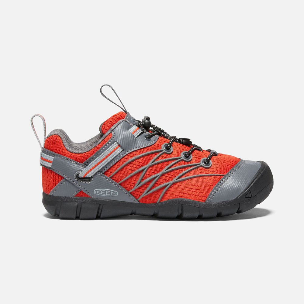 Keen Big Chandler Cnx Sko Børn Orange / Grå | NBKXH-1278