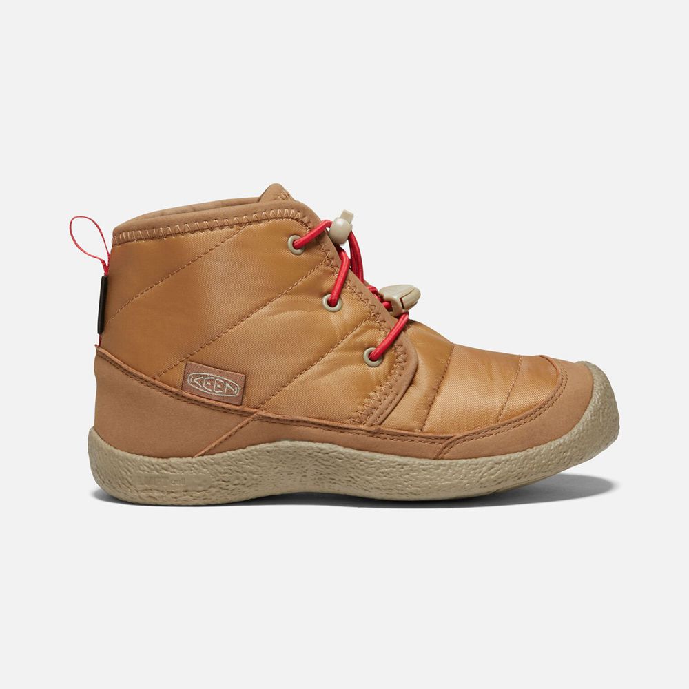 Keen Big Howser II Waterproof Chukka Støvler Børn Brune | LUTED-2587
