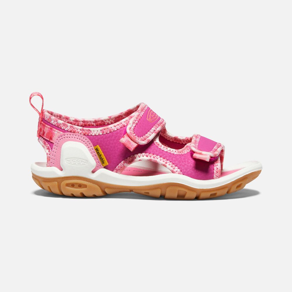 Keen Big Knotch Creek Open-Tå Sandaler Børn Lyserød | XBFRG-8593