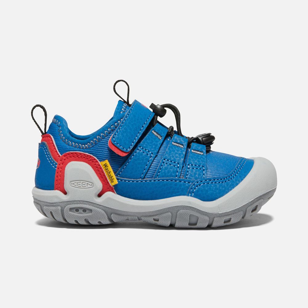 Keen Big Knotch Hollow Sneakers Børn Blå | YLJPH-6329