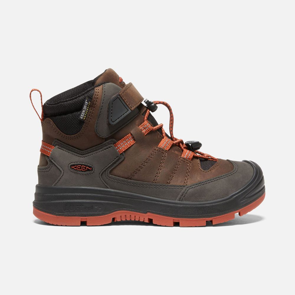 Keen Big Redwood Waterproof Støvler Børn Brune | MQXWA-9618