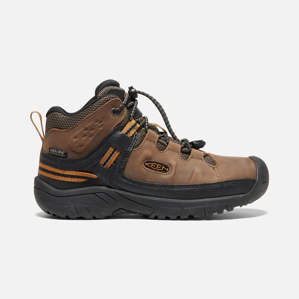 Keen Big Targhee Waterproof Støvler Børn Brune | XPBMJ-0673