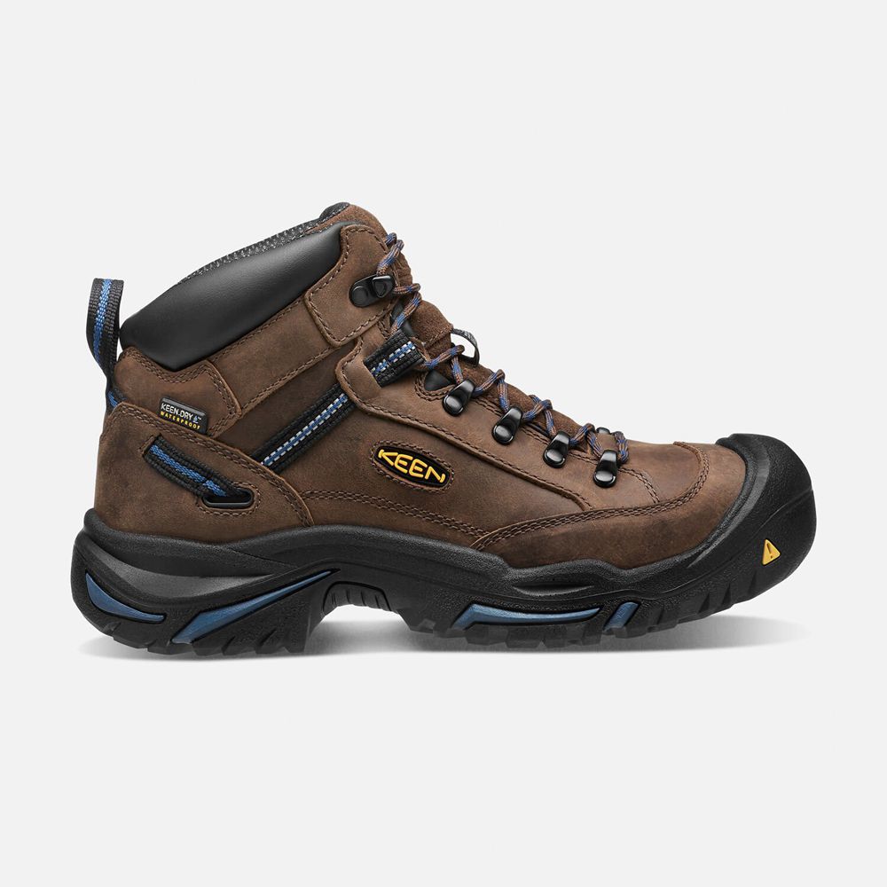 Keen Braddock Al Waterproof Mid Arbejdsstøvler Herre Brune | XLYHA-2980