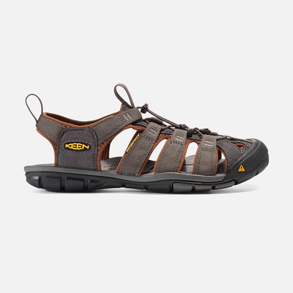 Keen Clearwater Cnx Sandaler Herre Brune | DGCWP-0639