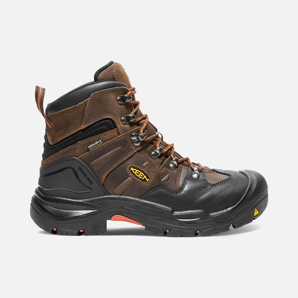 Keen Coburg 6" Waterproof Arbejdsstøvler Herre Brune | EFGPJ-3014