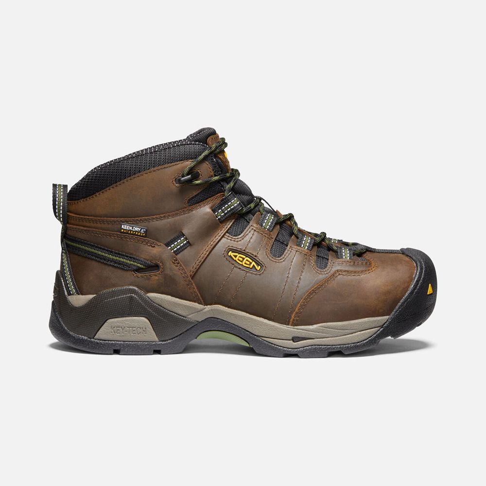 Keen Detroit Xt Waterproof Arbejdsstøvler Herre Brune | WJXTG-3825
