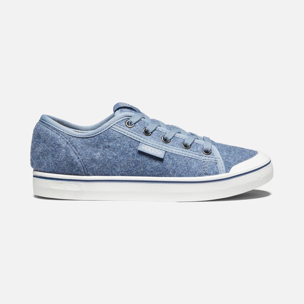 Keen Elsa Lite Felt Sneakers Dame Blå | HMXCS-9615