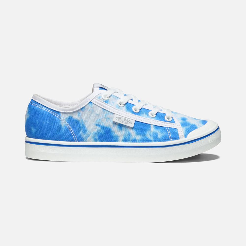 Keen Elsa Lite Sneakers Dame Blå / Hvide | VOISX-4987