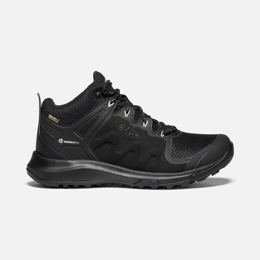 Keen Explore Waterproof Støvler Dame Sort | PNGQS-5749