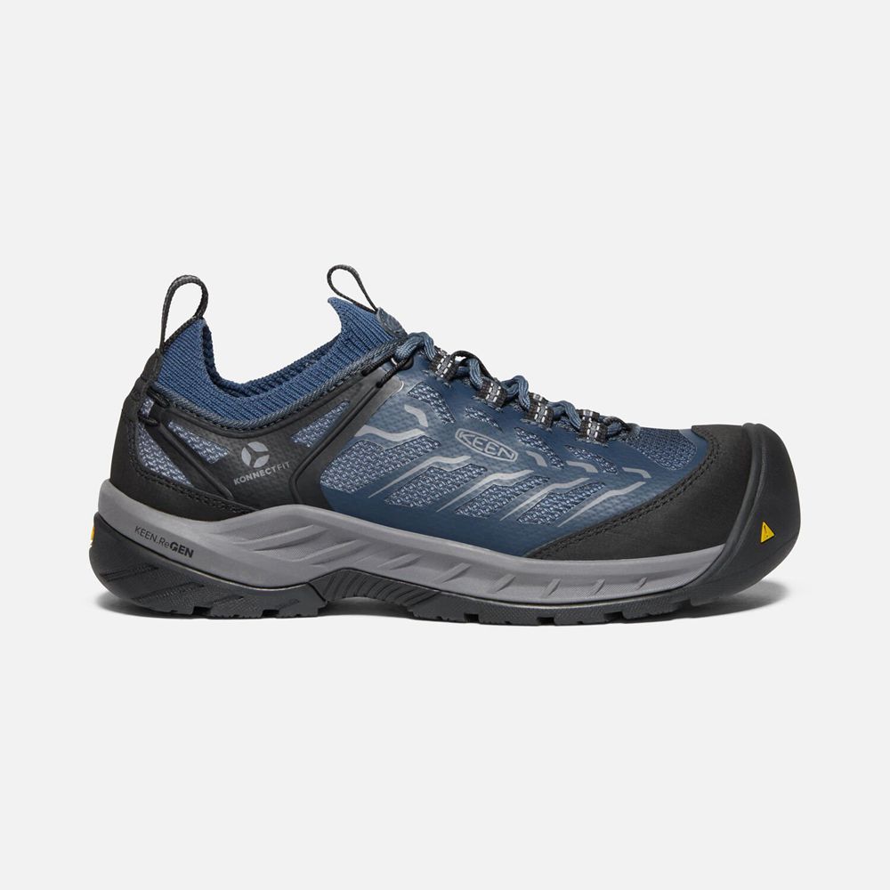 Keen Flint II Sports Arbejdssko Dame Mørkeblå / Grå | AQWMO-5067