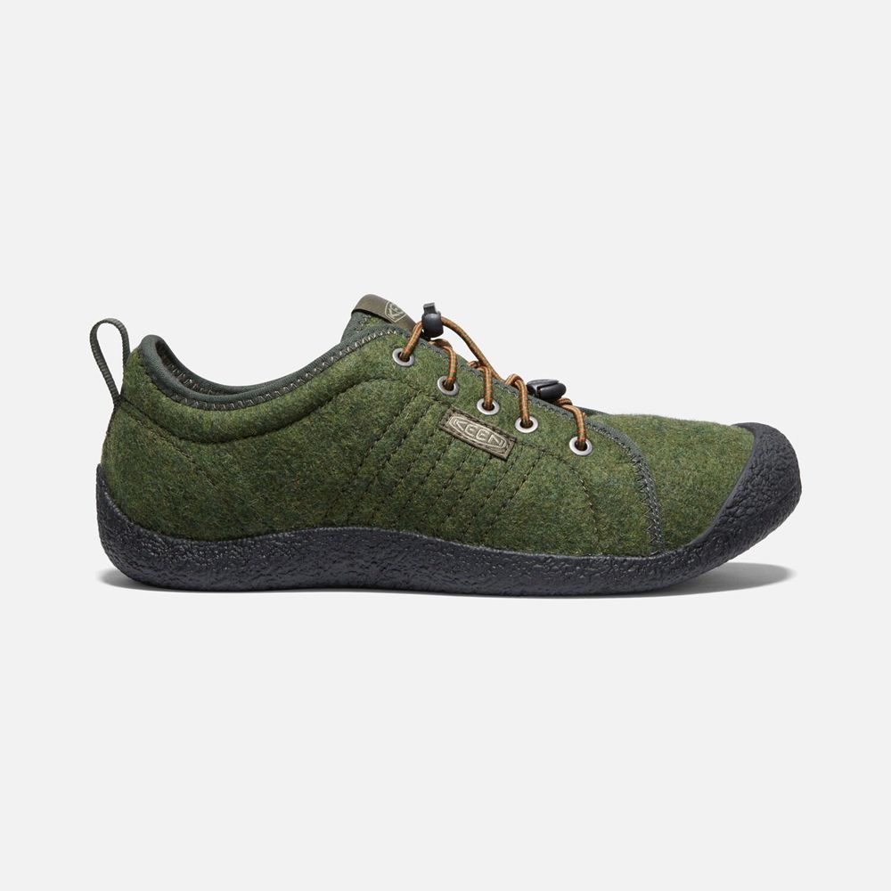 Keen Howser Blonder Sko Herre Olivengrøn | OCGES-9536