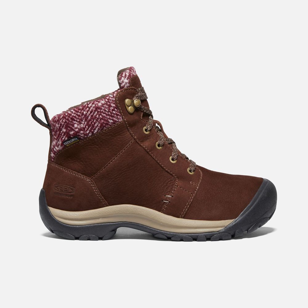Keen Kaci II Vinter Waterproof Støvler Dame Brune | DOKAU-0163
