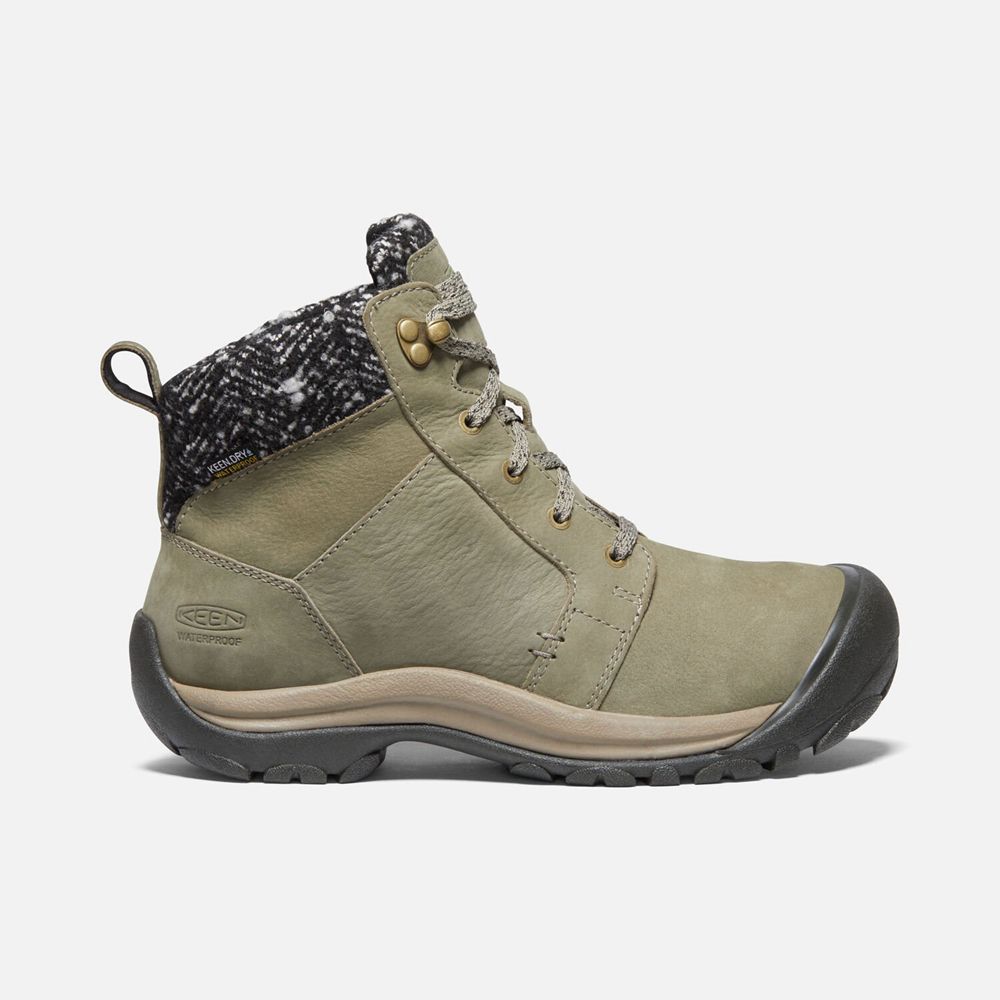 Keen Kaci II Vinter Waterproof Støvler Dame Olivengrøn | JRFCL-4103