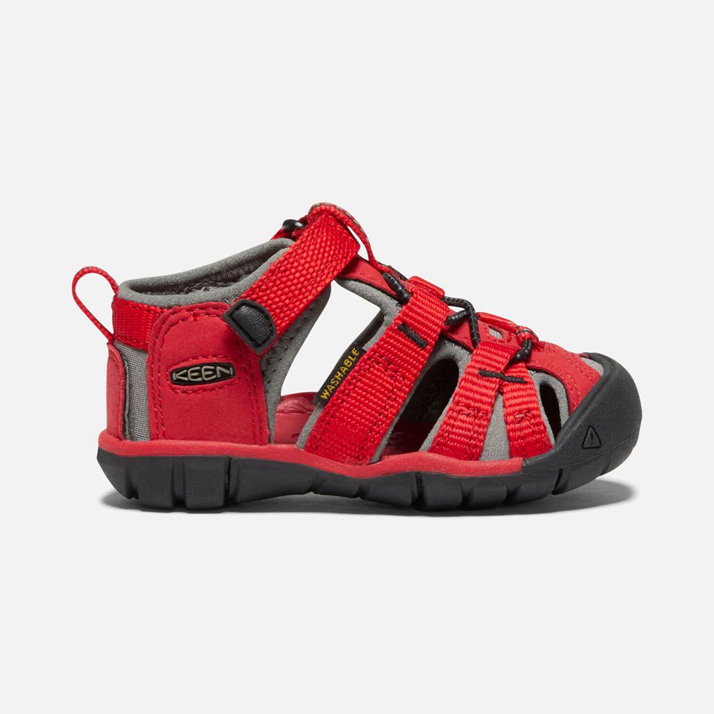 Keen Lille Barn Seacamp II Cnx Sandaler Børn Rød | MDNCV-1706