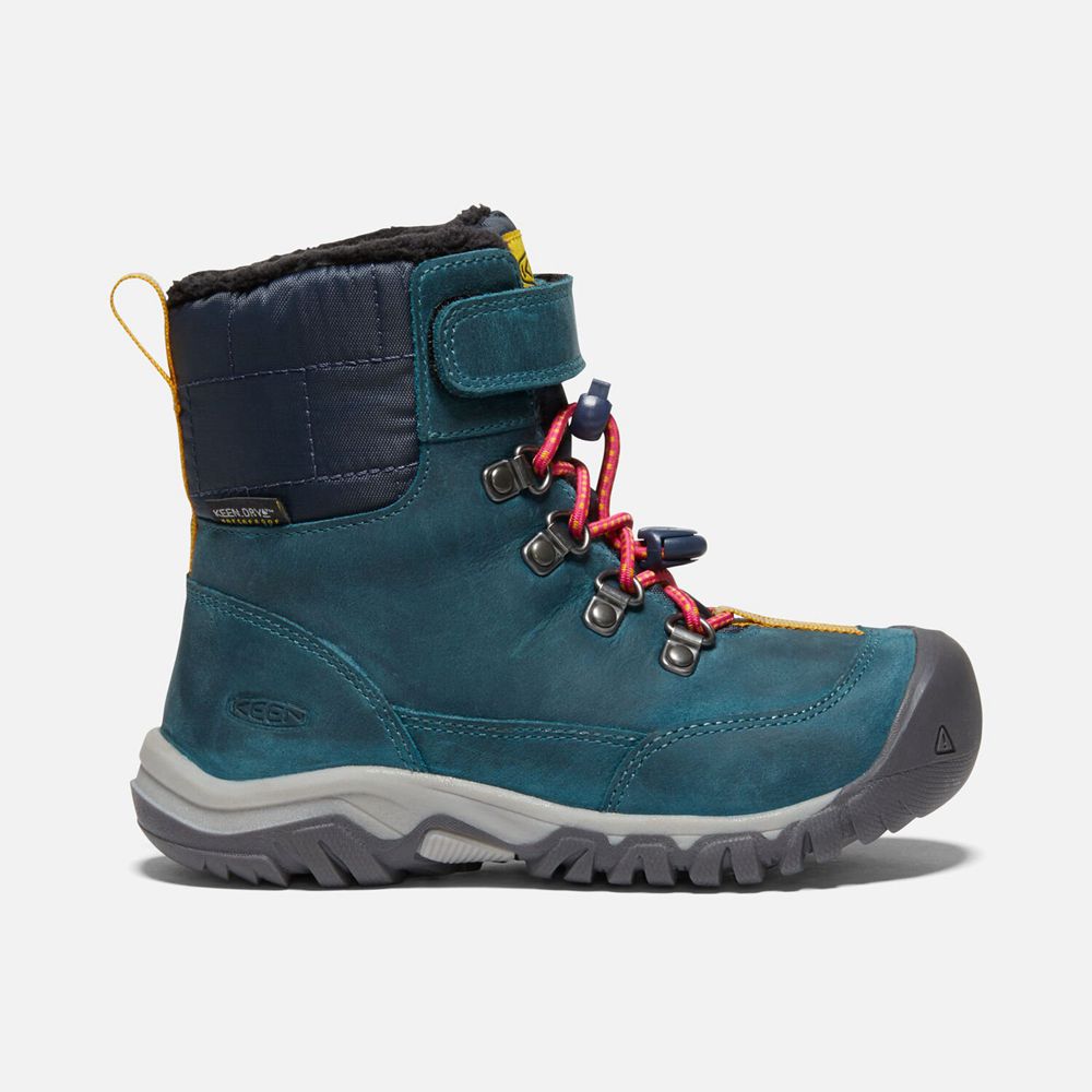 Keen Little Greta Waterproof Støvler Børn Blå / Lyserød | LSONP-5427