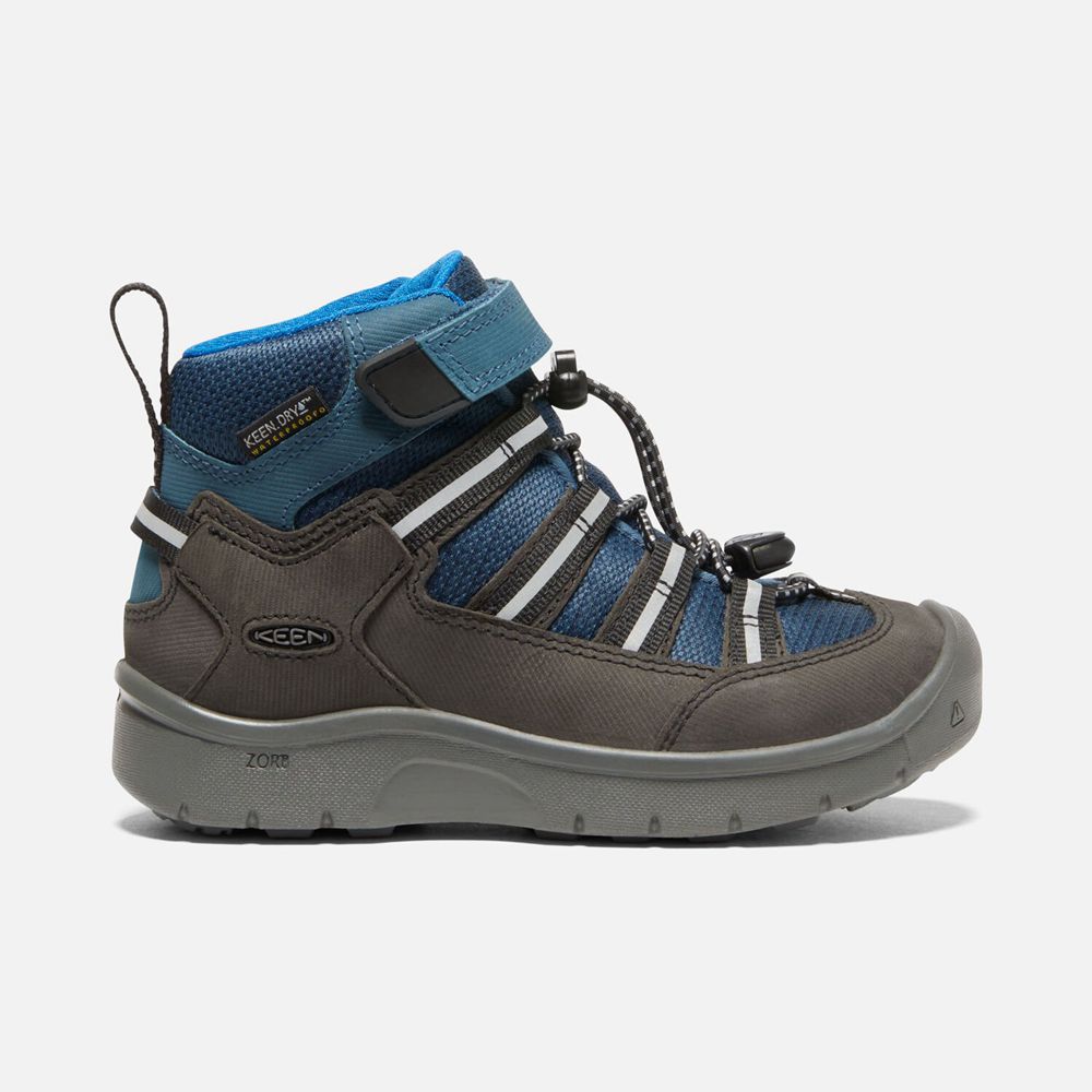 Keen Little Hikeport II Sports Waterproof Støvler Børn Grå / Blå | WKLXP-0195
