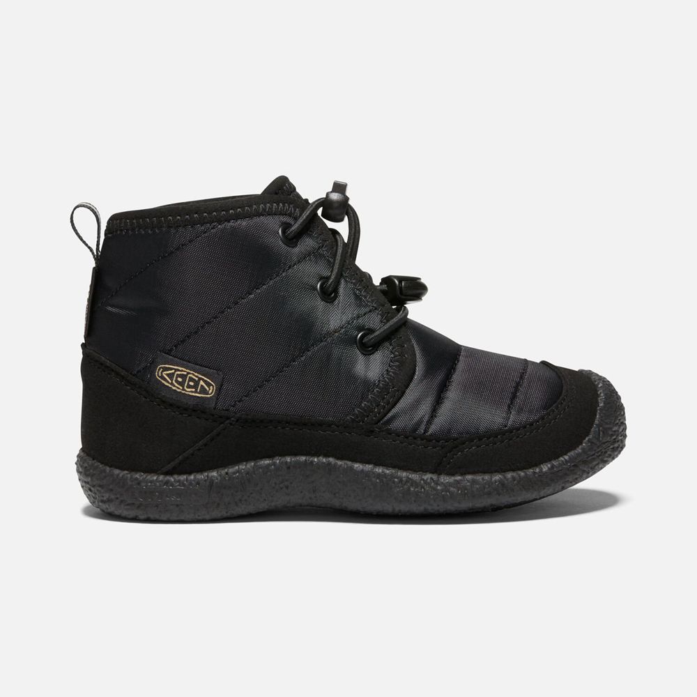 Keen Little Howser II Waterproof Chukka Støvler Børn Sort | DEALG-2698