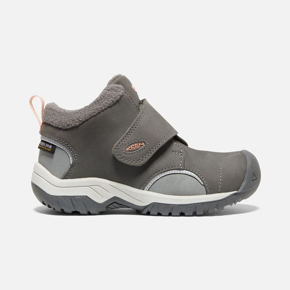 Keen Little Kootenay III Waterproof Støvler Børn Grå | LXTCJ-0318
