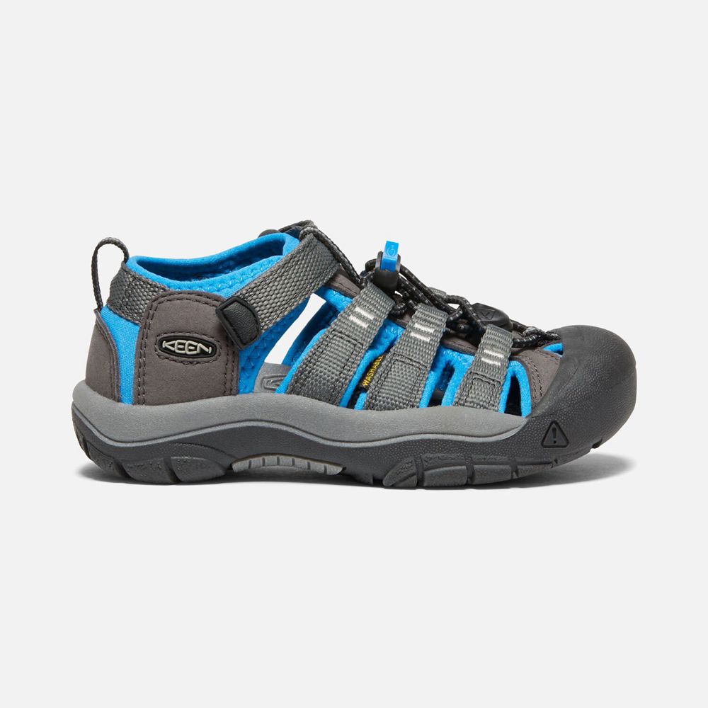 Keen Little Newport H2 Sandaler Børn Grå / Blå | JYZSA-0369