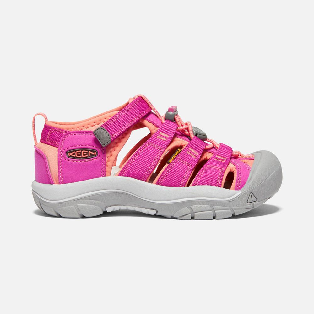 Keen Little Newport H2 Sandaler Børn Lyserød | IQZXV-2714