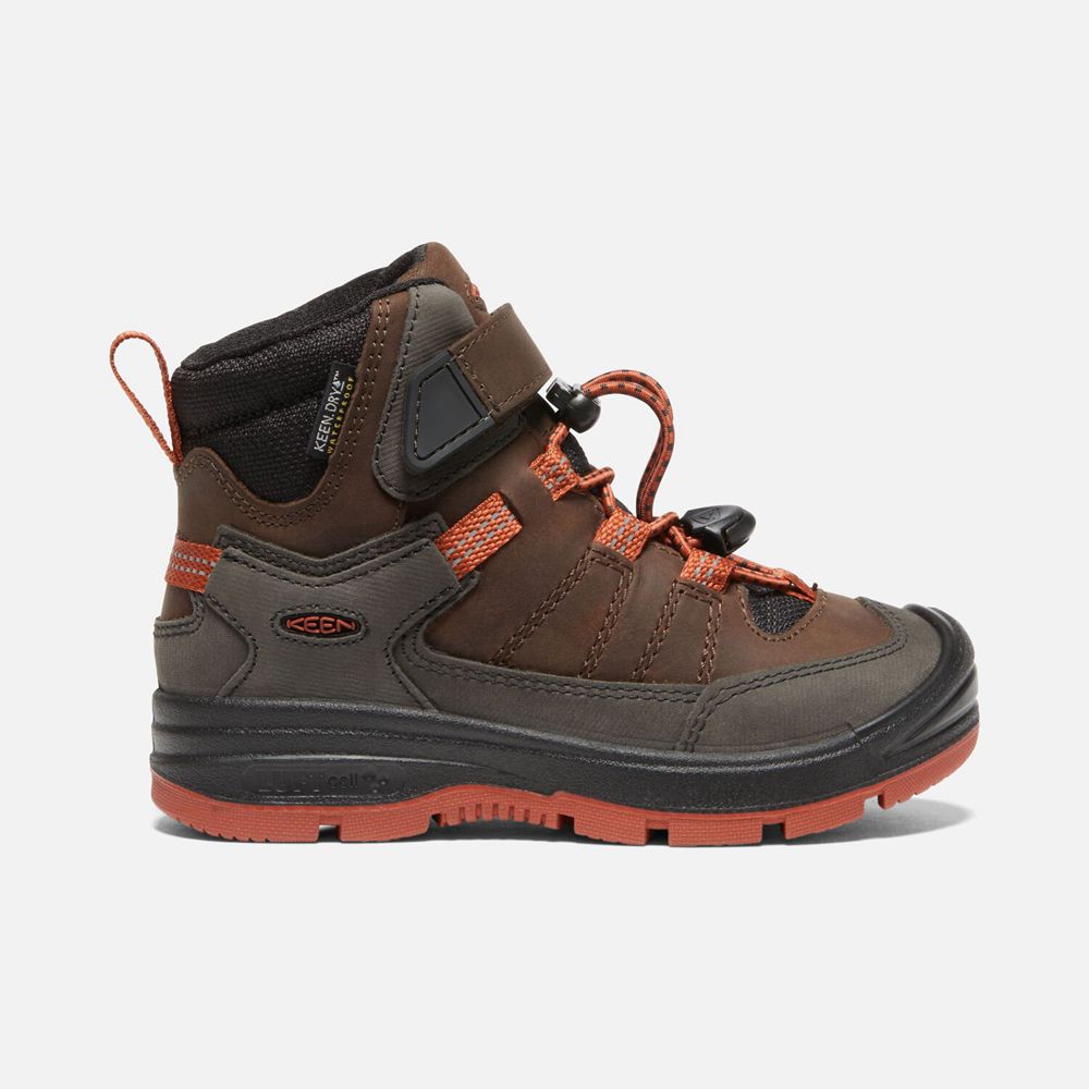 Keen Little Redwood Waterproof Støvler Børn Brune | GEHOD-1873