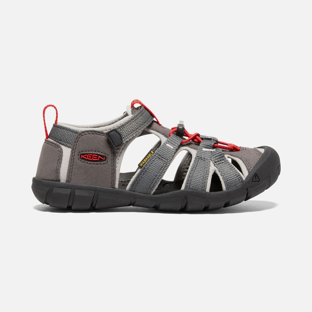 Keen Little Seacamp II Cnx Sandaler Børn Dyb Grå | EJTSQ-9218