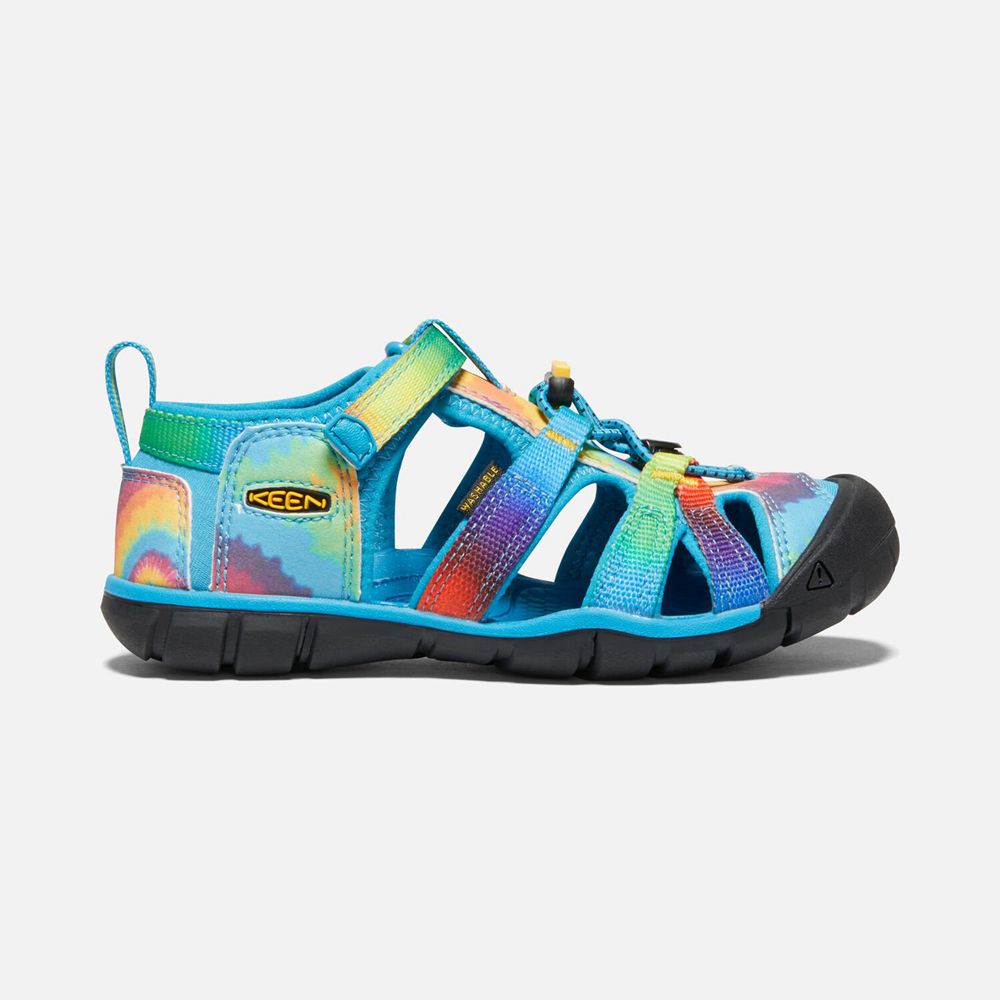 Keen Little Seacamp II Cnx Sandaler Børn Blå | QXFZT-6478