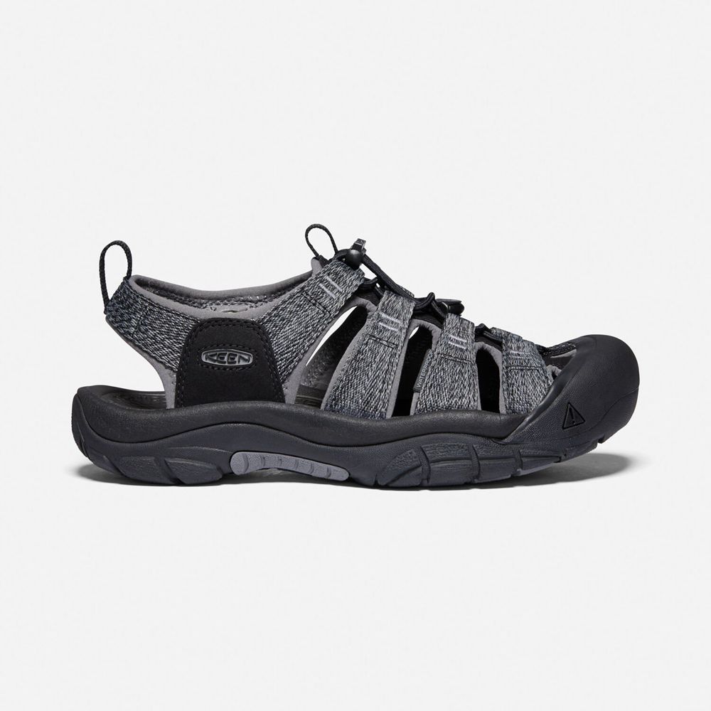 Keen Newport H2 Sandaler Herre Sort | ASBYU-1795