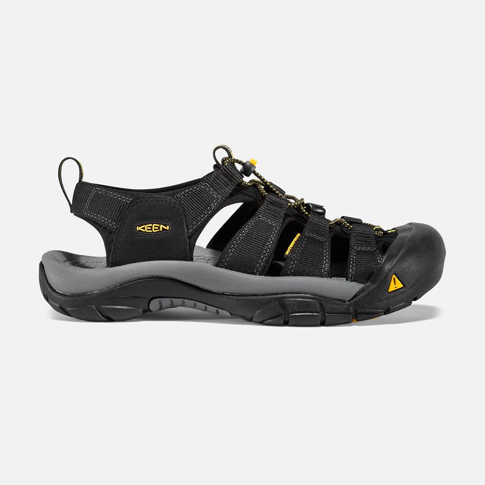 Keen Newport H2 Sandaler Herre Sort | BEGNF-8394
