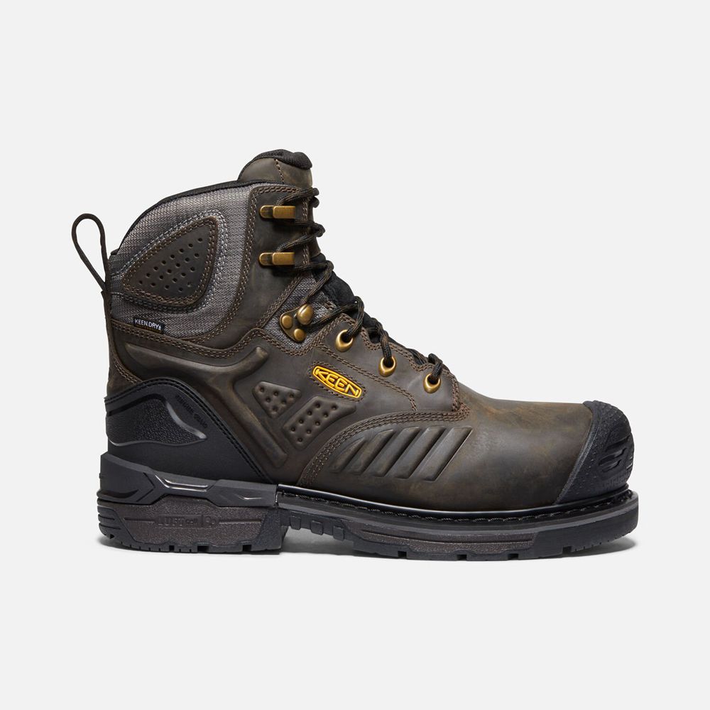 Keen Philadelphia 6" Insulated Waterproof Arbejdsstøvler Herre Brune | CEBVU-9578
