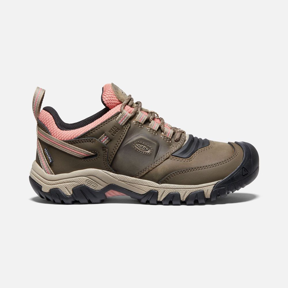 Keen Ridge Flex Waterproof Sko Dame Brune | QGCXR-1964