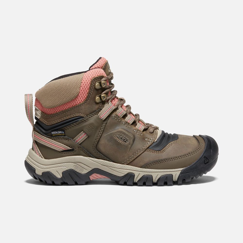 Keen Ridge Flex Waterproof Støvler Dame Brune | BWGCD-0876