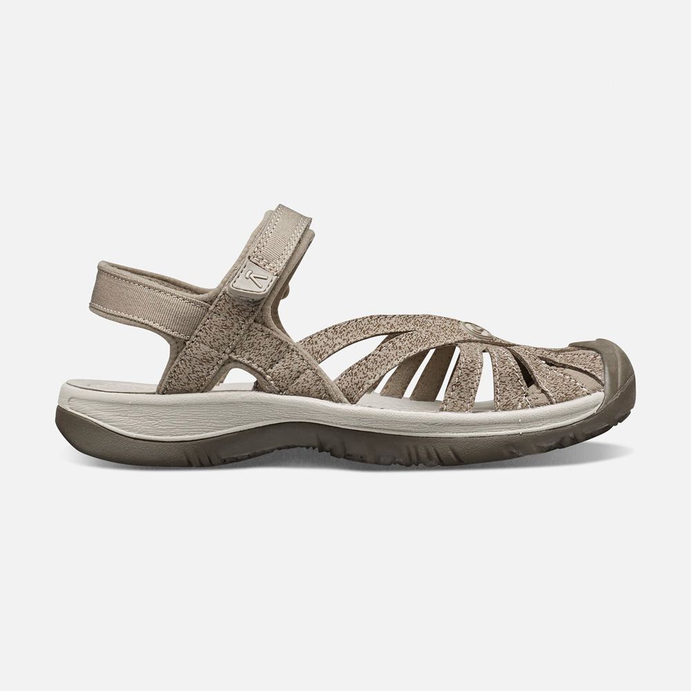 Keen Rose Sandaler Dame Brune | QHSEV-4081