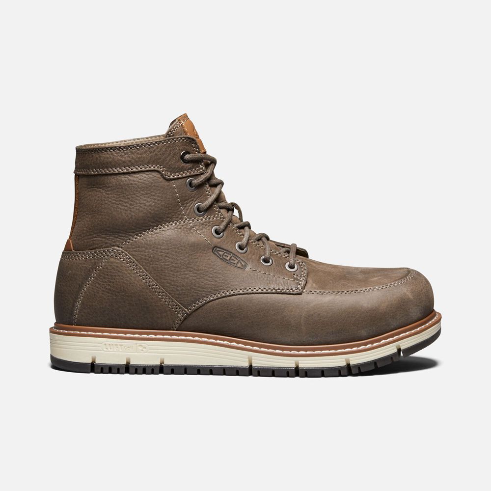 Keen San Jose 6" Arbejdsstøvler Herre Brune | TRXFN-6932