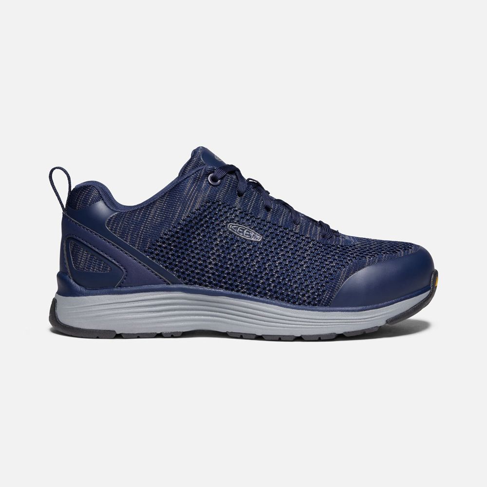 Keen Sparta Arbejdssko Dame Indigo | EKXJH-4972