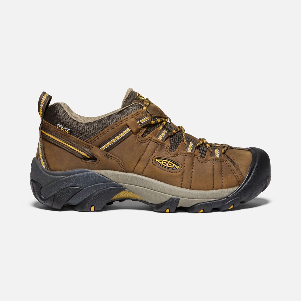 Keen Targhee II Waterproof Brede Sko Herre Brune | TOYKW-8317