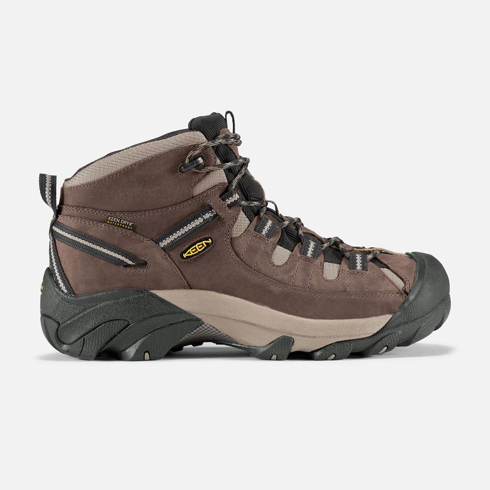 Keen Targhee II Waterproof Mid Brede Støvler Herre Brune | SQAHY-4563