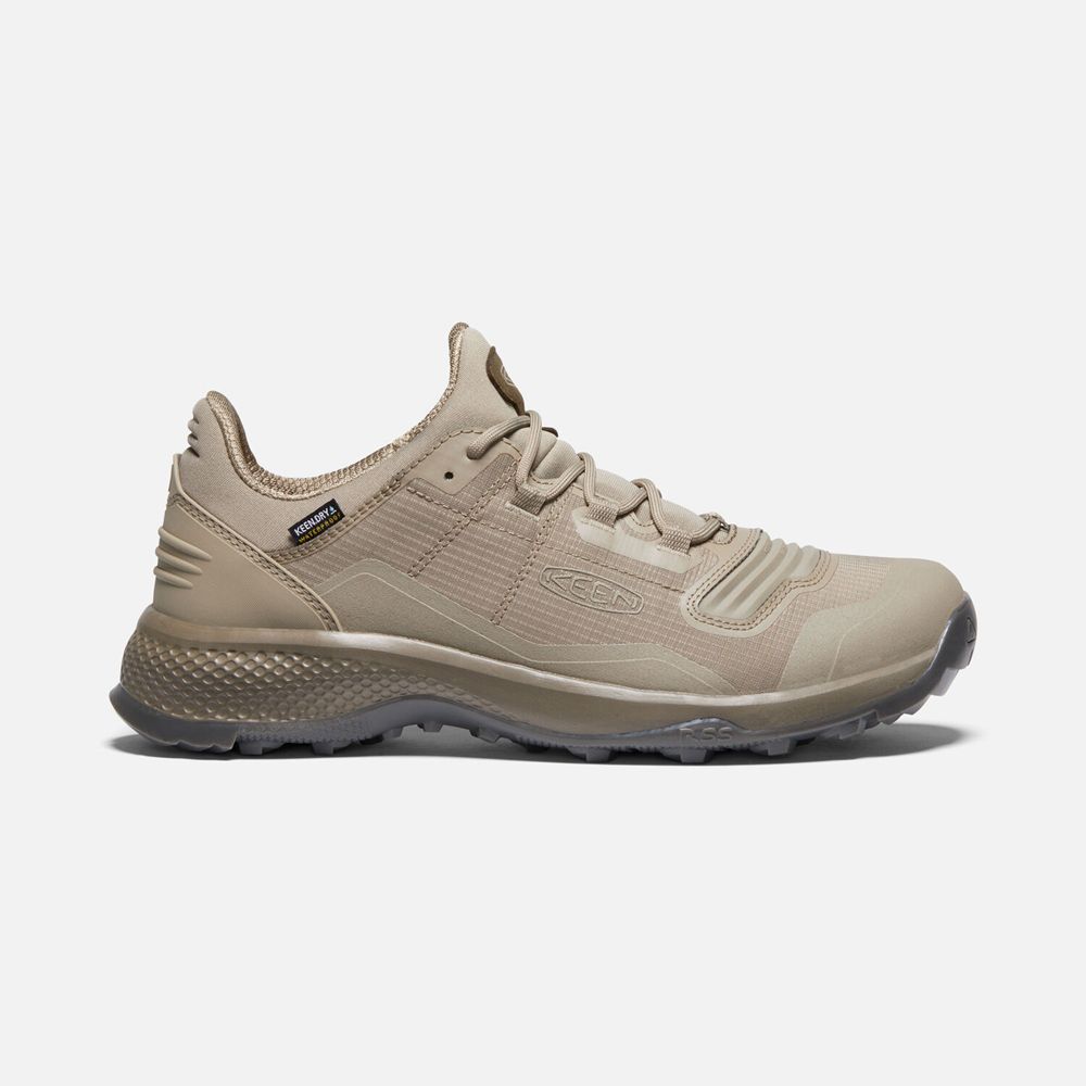 Keen Tempo Flex Waterproof Sko Herre Beige | PAXBZ-1264