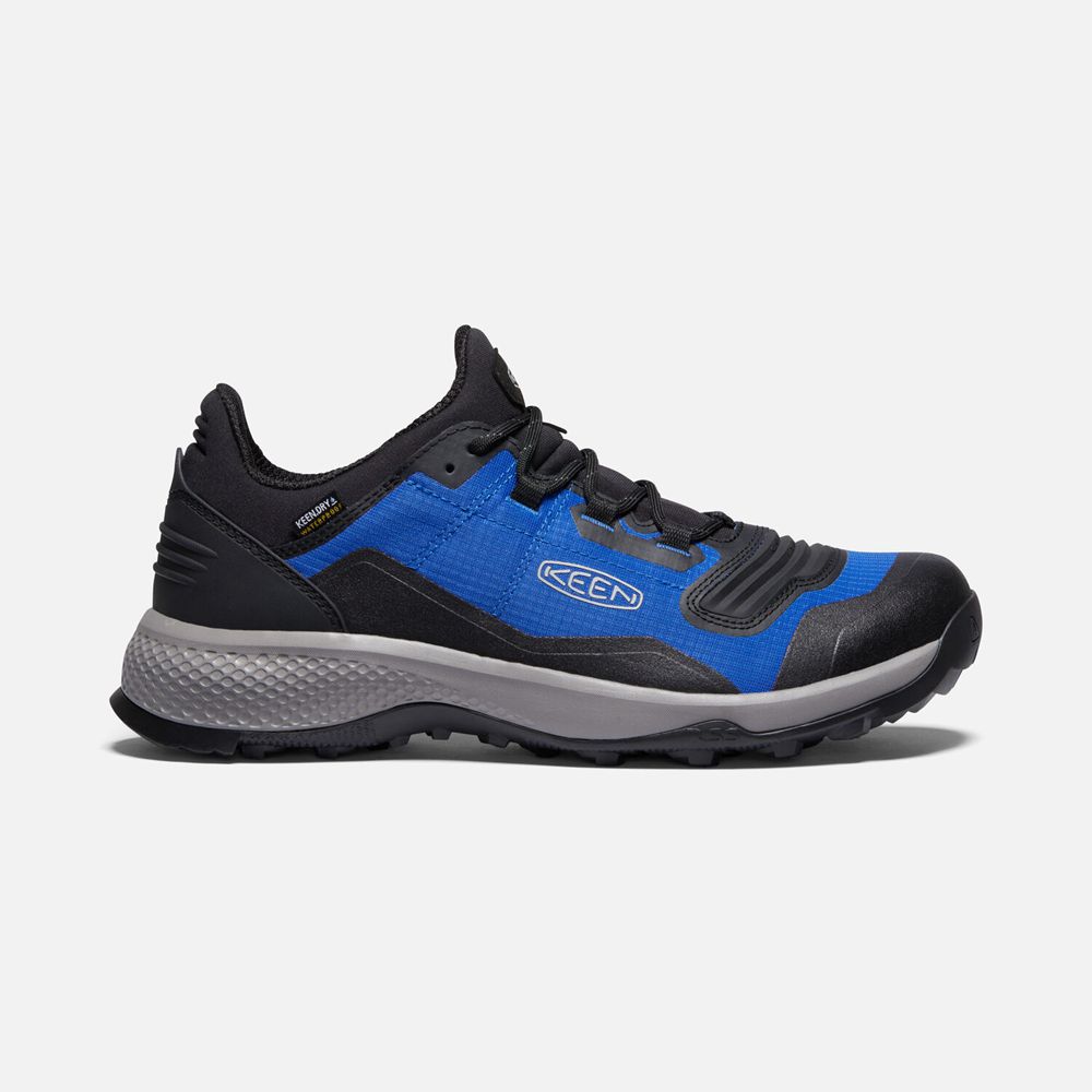 Keen Tempo Flex Waterproof Sko Herre Blå / Sort | FCYJD-2415