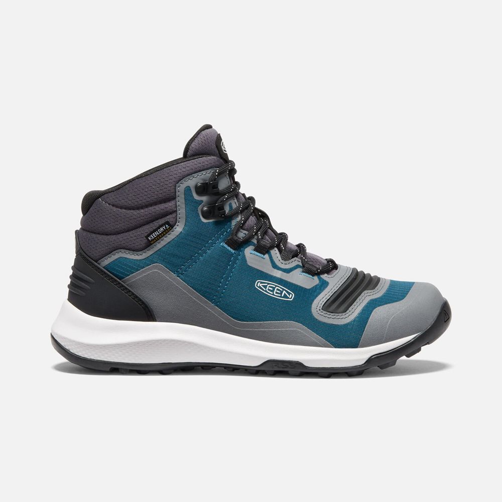 Keen Tempo Flex Waterproof Støvler Dame Blå / Sort | TOQDE-5692