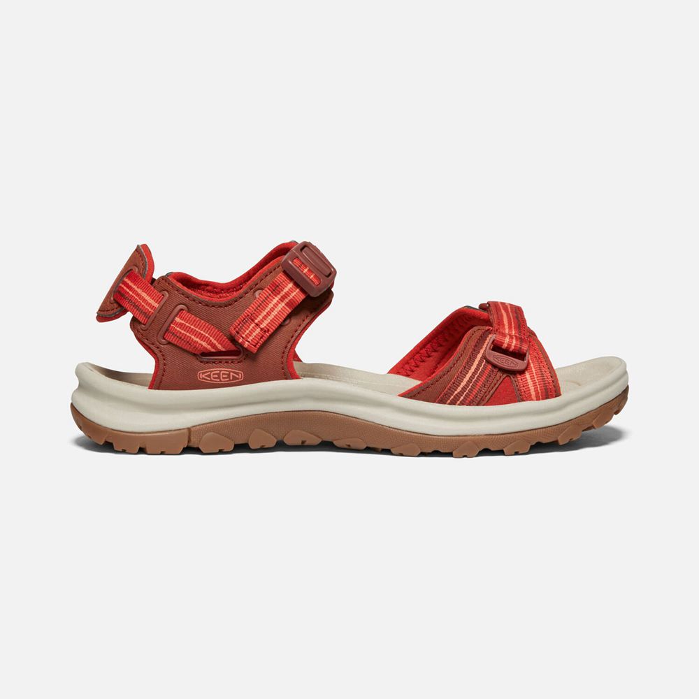 Keen Terradora II Open Tå Sandaler Dame Rød | YZNTV-0479