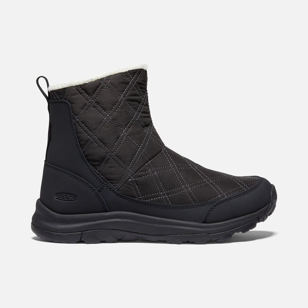 Keen Terradora II Wintry Pull-On Waterproof Støvler Dame Sort | FINDS-1860