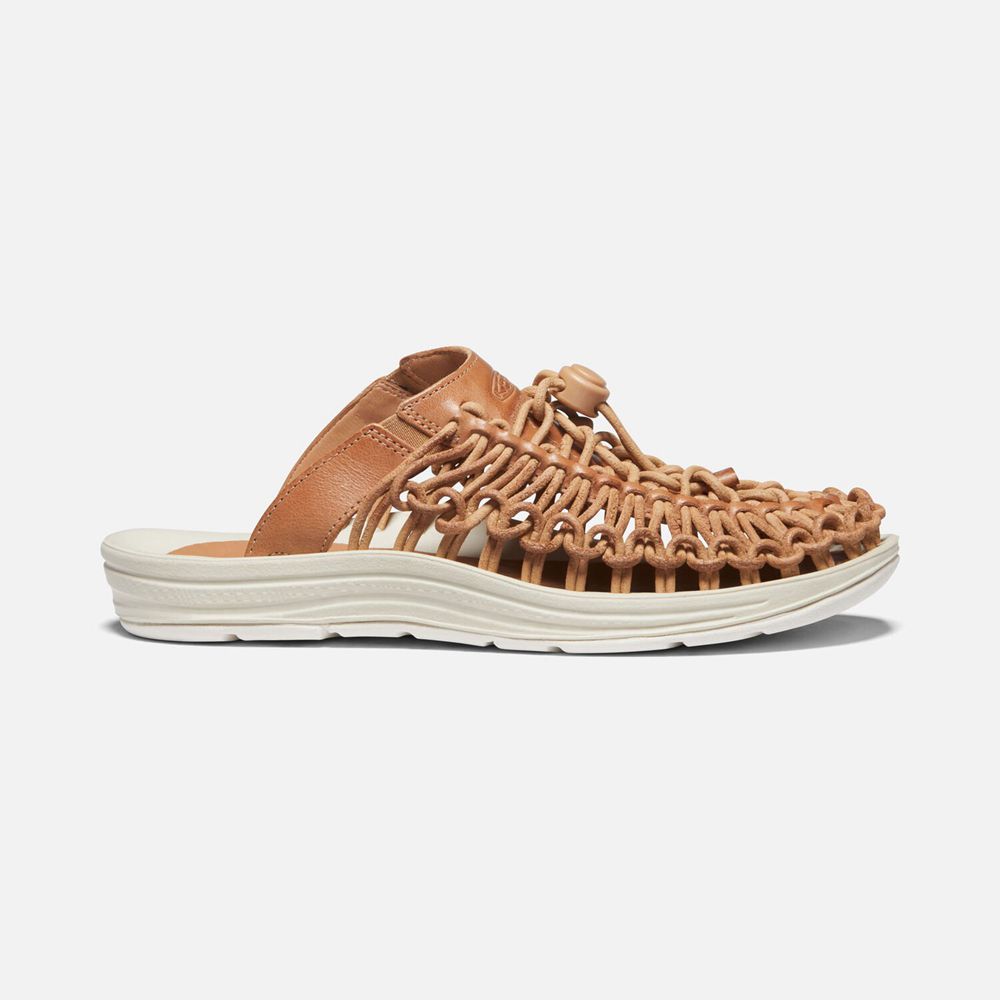 Keen Uneek Premium Læder Sandaler Dame Brune | OFXPN-3184