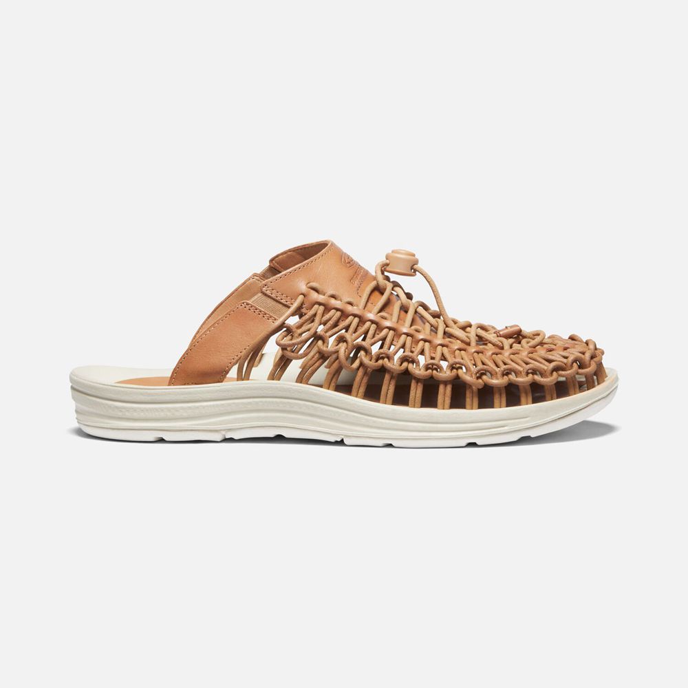 Keen Uneek Premium Læder Sandaler Herre Brune | RMGCA-8491