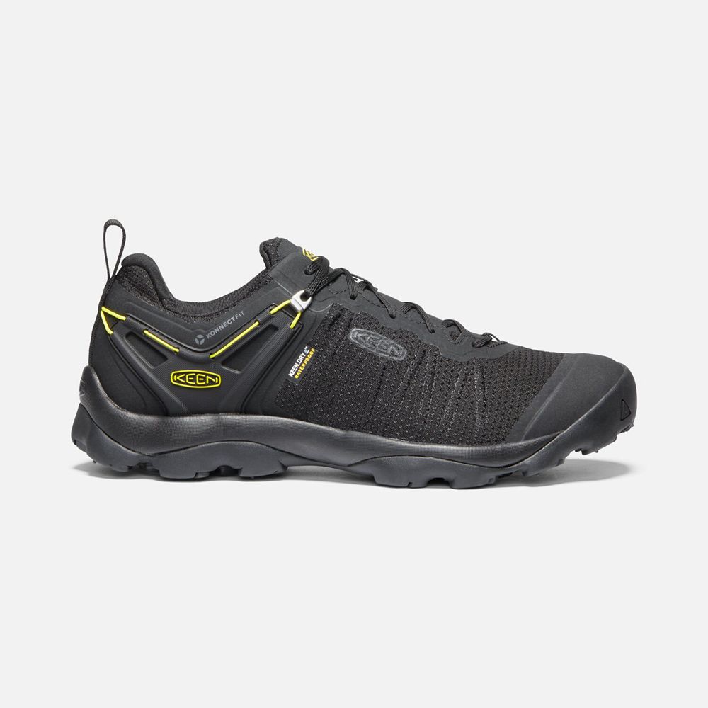 Keen Venture Waterproof Sko Herre Sort | YJOUP-2495