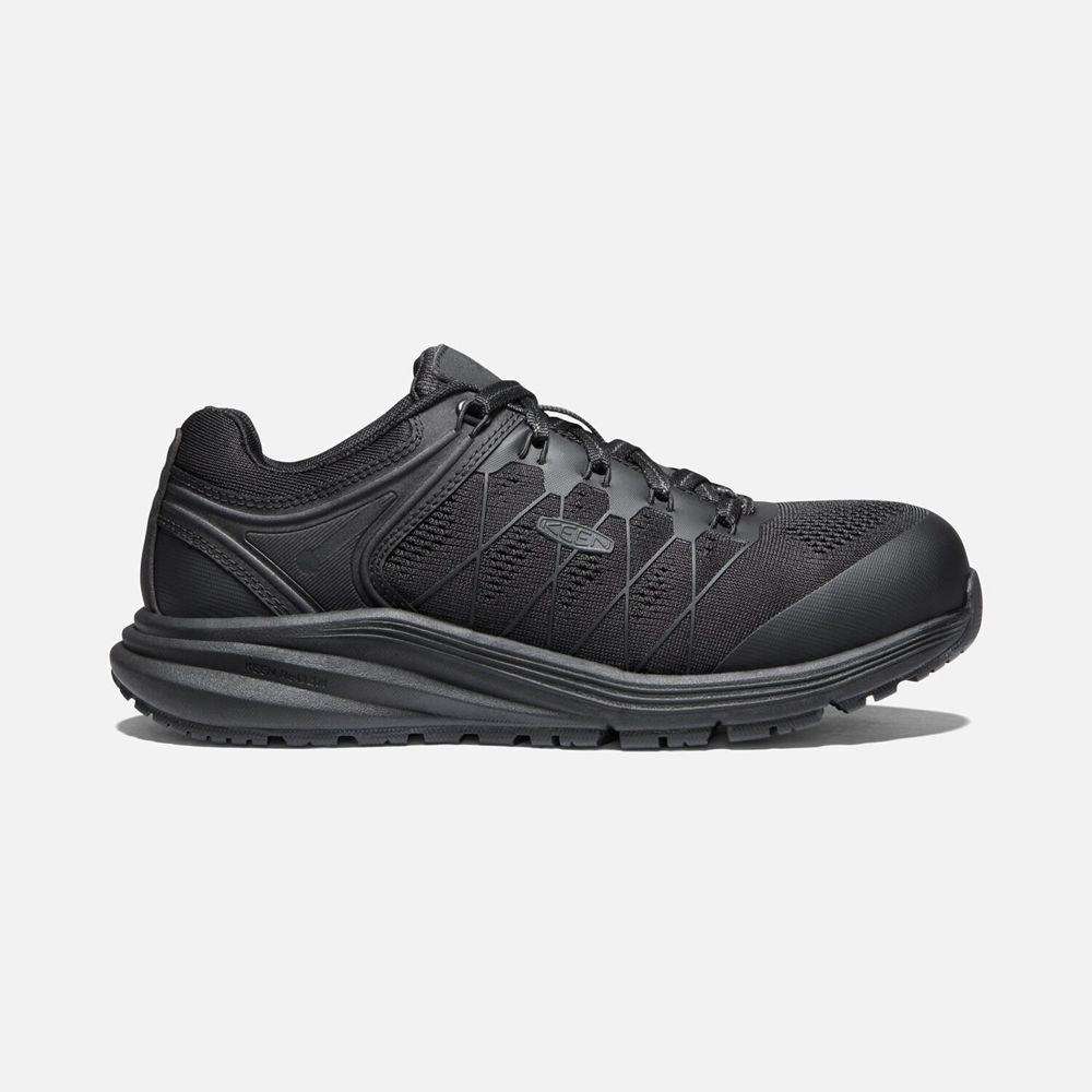 Keen Vista Energy Arbejdssko Dame Sort | DQBUG-5789