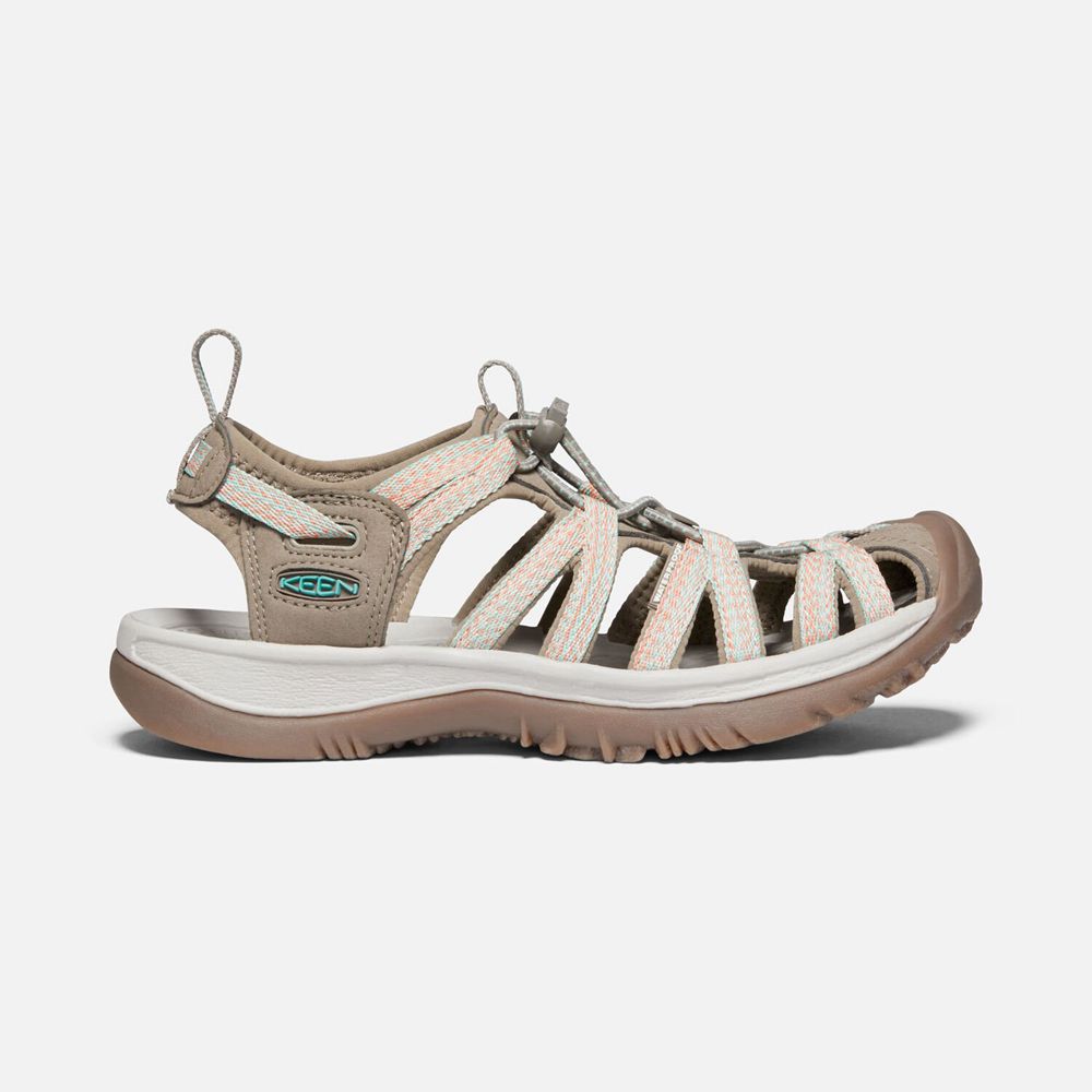 Keen Whisper Sandaler Dame Brune | JZLHM-3568